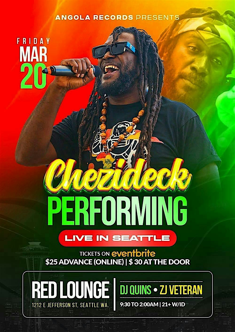 Chezideck live at Red Lounge