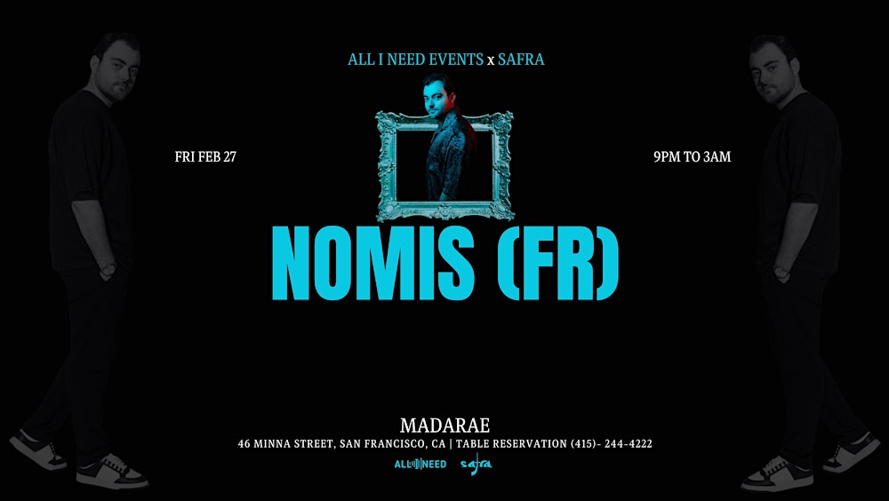 Afro House with NOMIS (FR) at Madarae