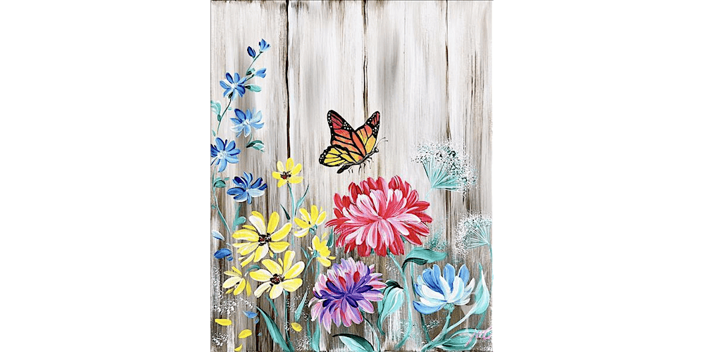 Rustic Butterfly Vista - Paint and Sip in San Antonio | Classpop!™