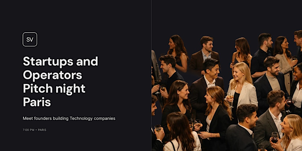 Startups and Operators Pitch night Paris
