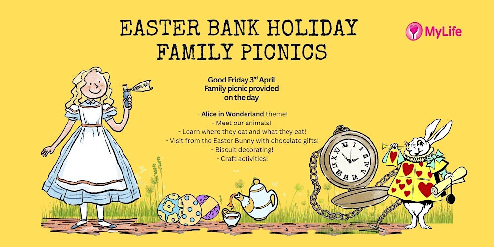 Easter Bank Holiday Family Picnic Alice in Wonderland-themed Adventure