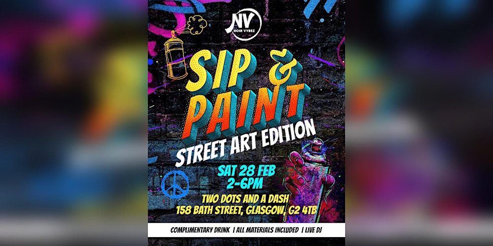 Sip & Paint:  Street Art Edition