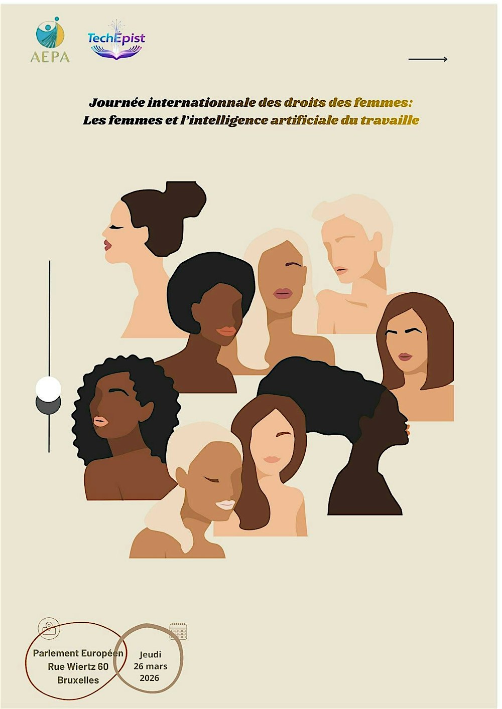 La journée International de droit des femmes-Les femmes et l'ia du travail