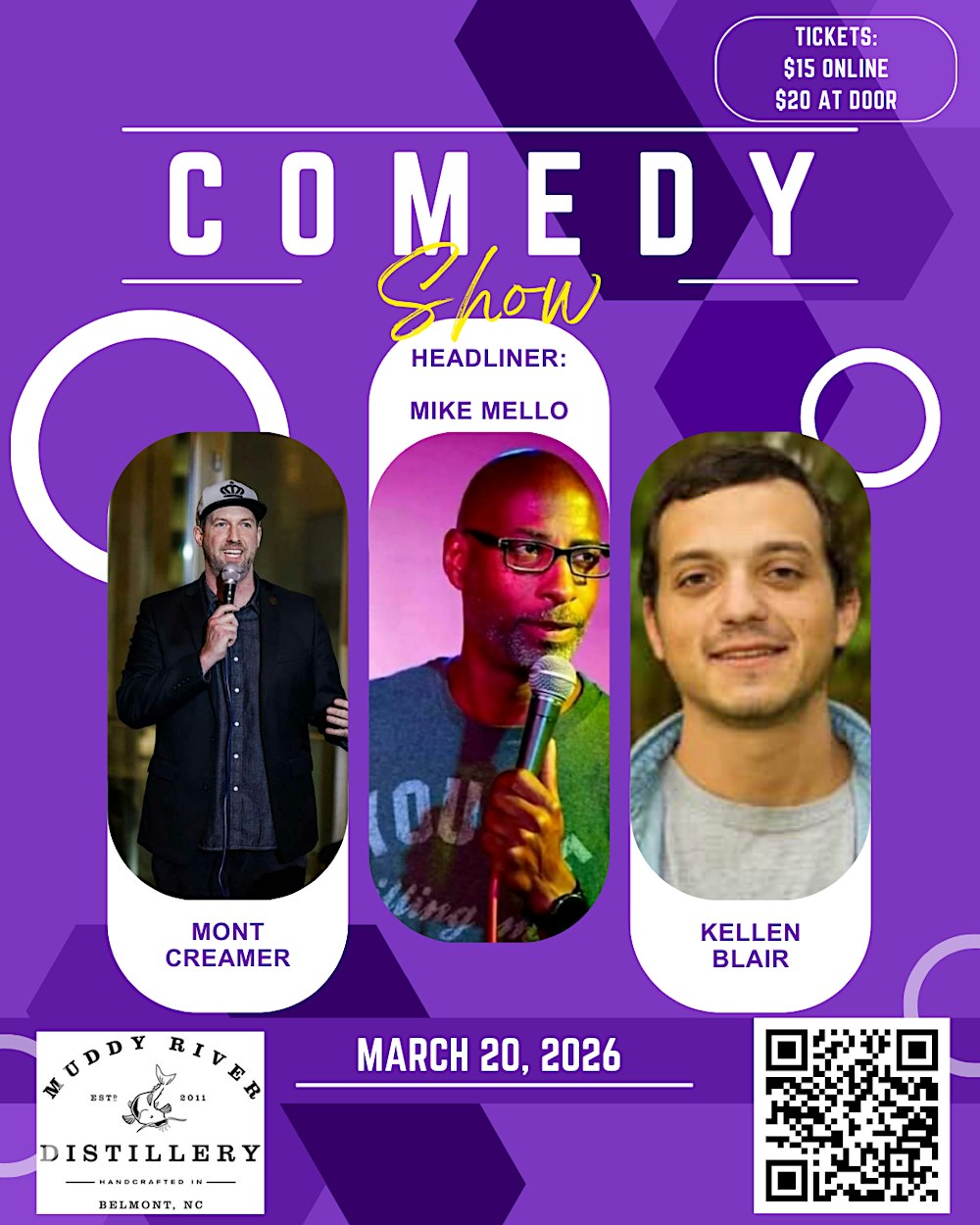 Comedy Night at Muddy River Distillery