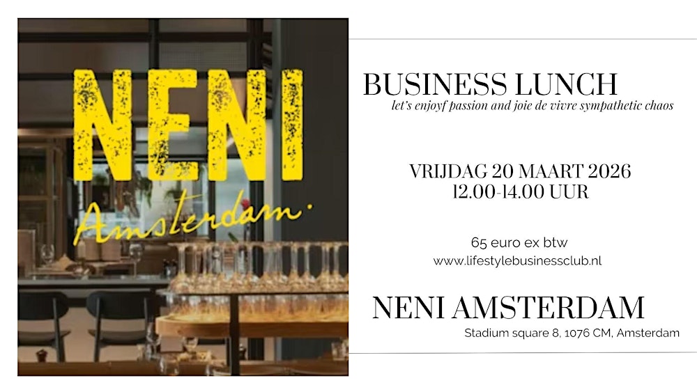 Business Lunch Neni
