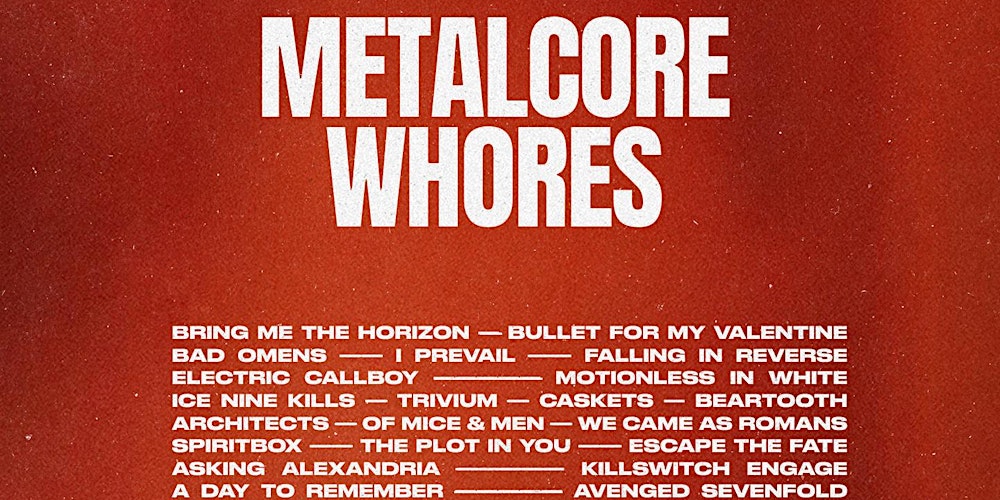 METALCORE WHORES ADELAIDE