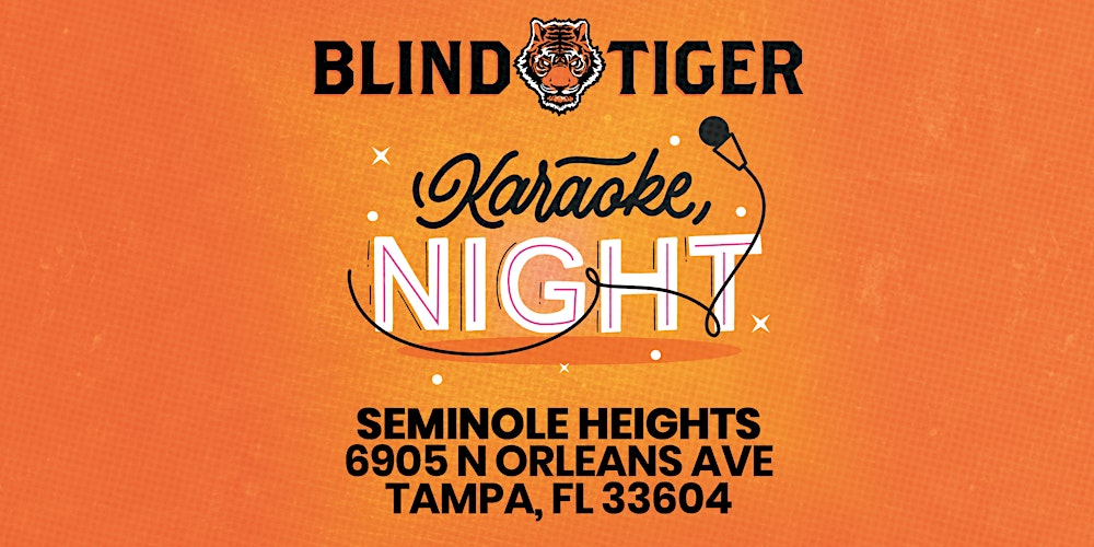 Karaoke Night @ Blind Tiger