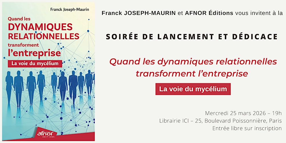 LANCEMENT ET DÉDICACE : "LA VOIE DU MYCELIUM"