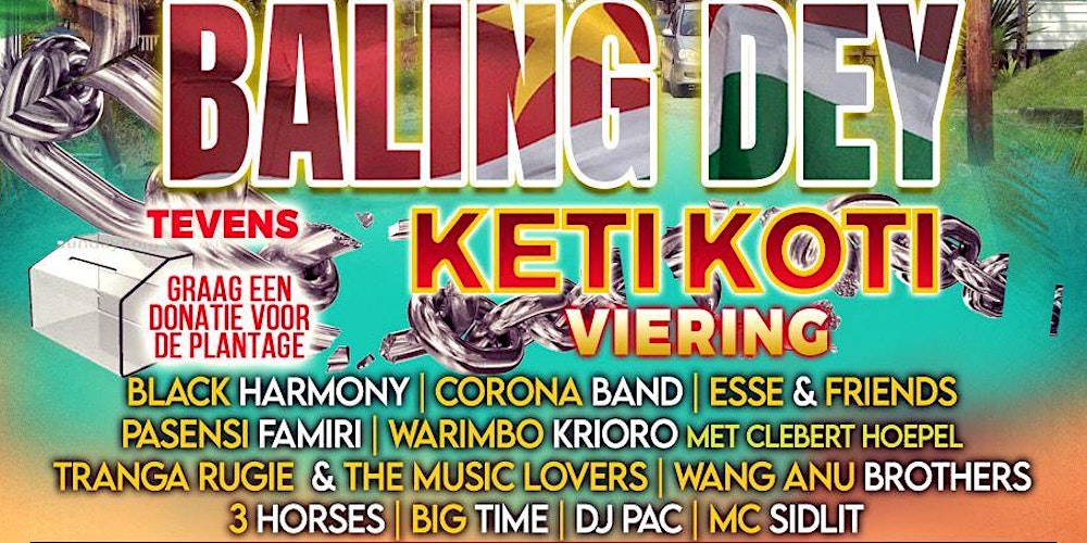 Baling Dey tevens Keti Koti viering