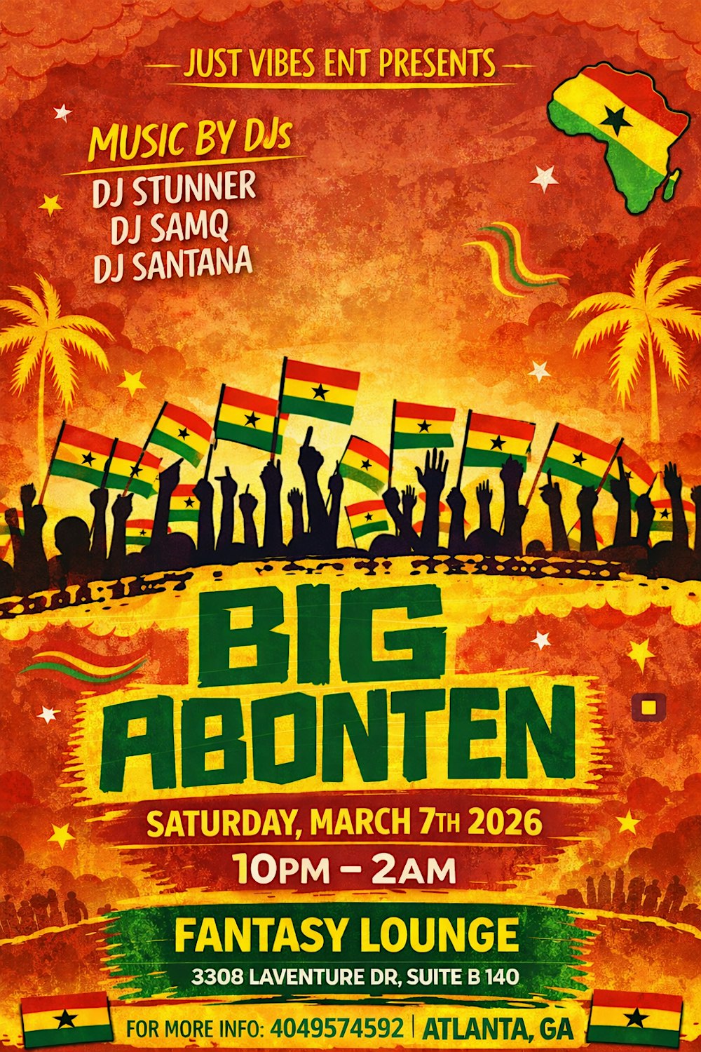 BIG ABONTEN ( The official Ghana @69 Independence Party in ATL)