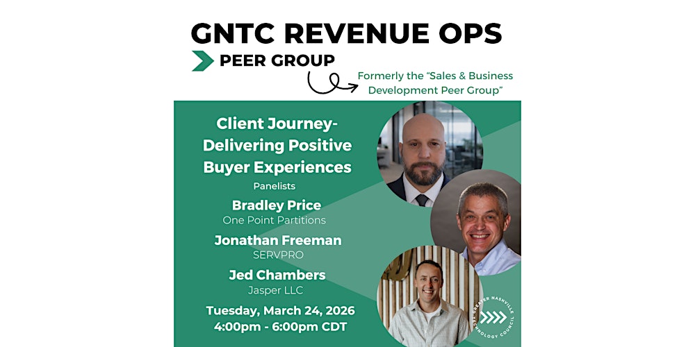 GNTC Revenue Ops Peer Group - Q1 Meetup