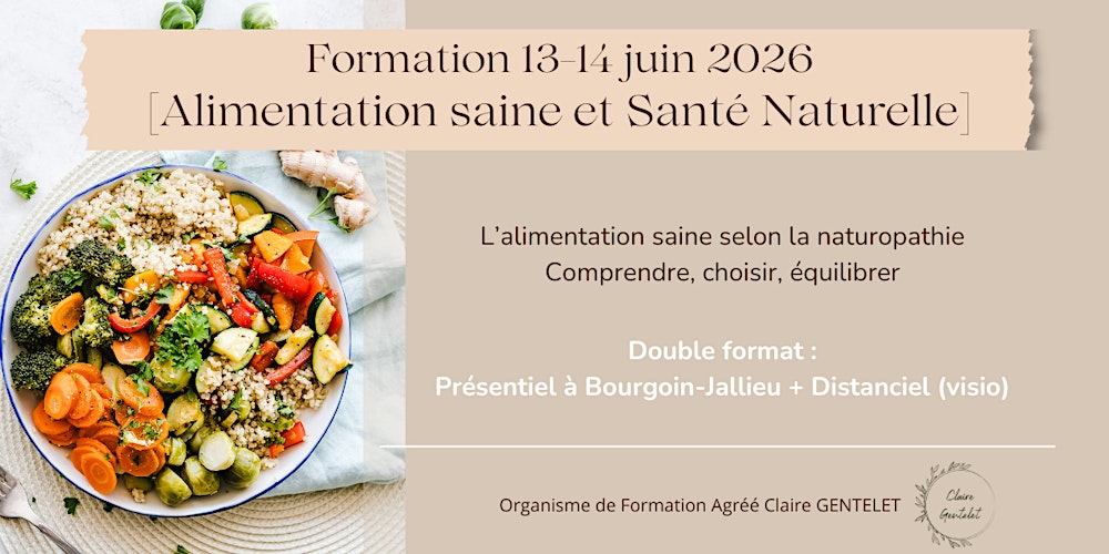 Formation – Alimentation saine & santé naturelle