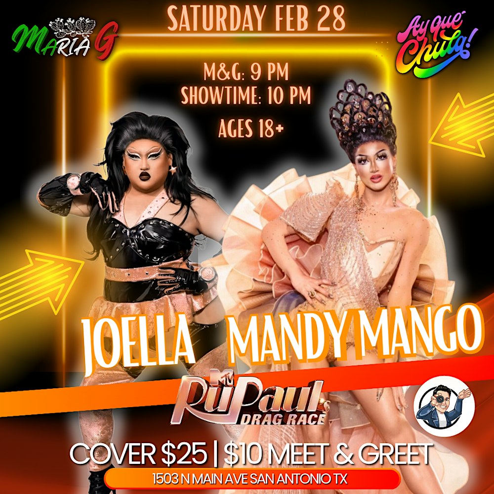 Rupaul Drag Race: Joella and Mandy Mango