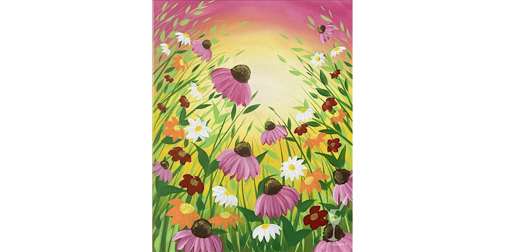 Unique and Beautiful Wildflowers - Paint and Sip in San Antonio | Classpop!™