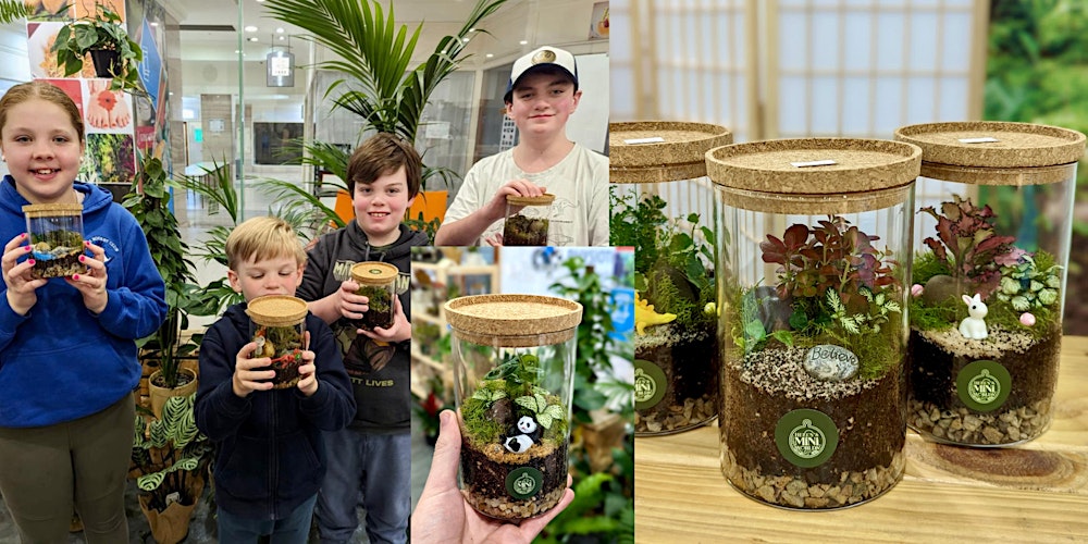 School Holiday Terrarium Building Workshop (Small Cork)