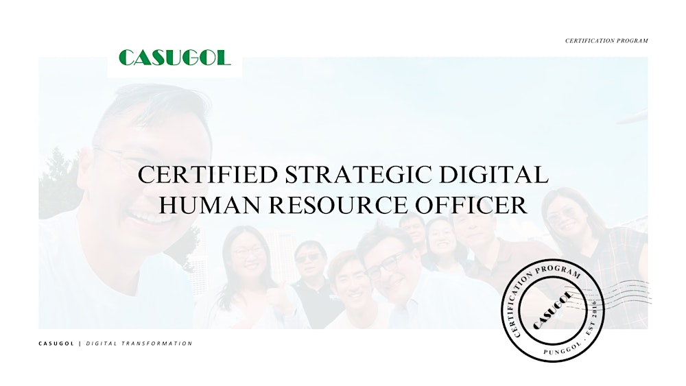 Certified Strategic Digital Human Resource Officer (DHRO)