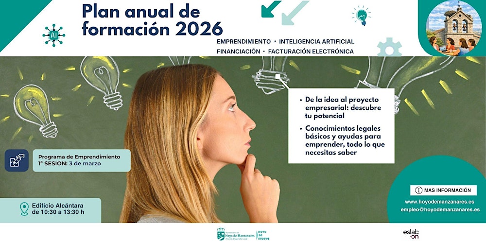 Itinerario de Emprendimiento 2026. Primera sesión