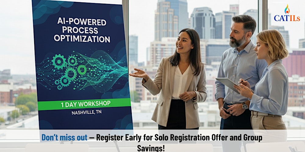 AI-Powered Process Optimization – 1 Day Workshop, Nashville, TN