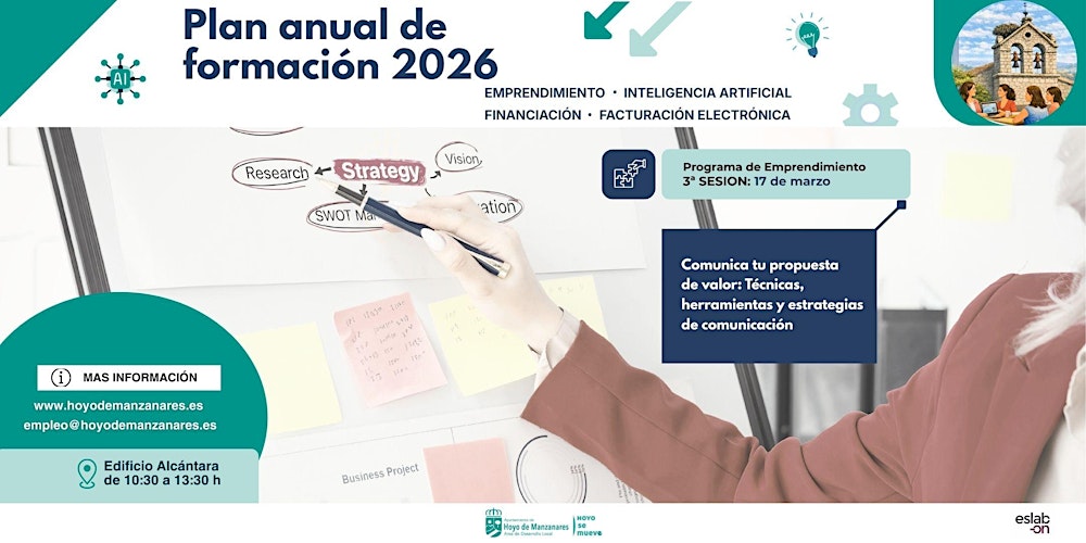 Itinerario de Emprendimiento 2026. Tercera sesión
