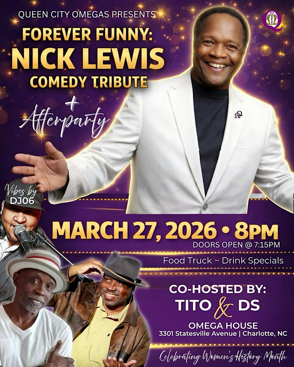 Queen City Omegas  Comedy Night