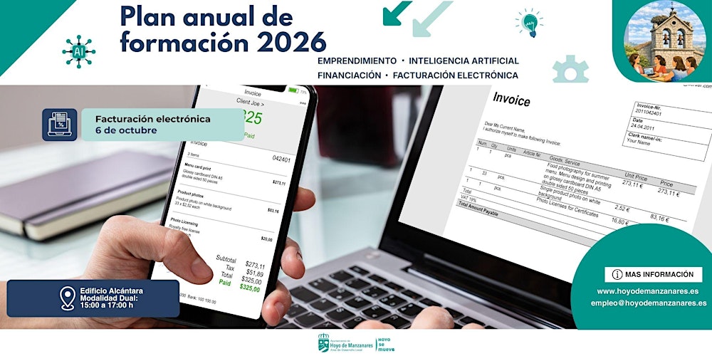 Plan de formación 2026 – Facturación Electrónica y VERIFACTU