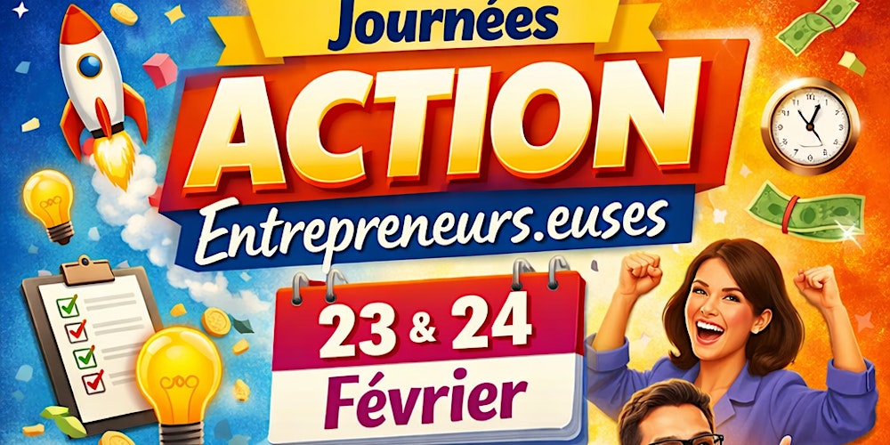 Action Entrepreneurs - 2 journées d'ateliers 100% Pratico-Pratique