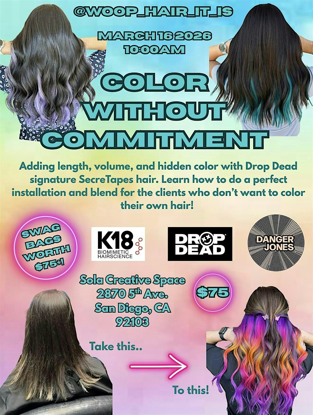 Color Without Commitment