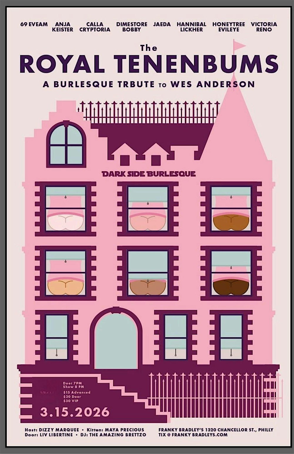 The Royal Tenenbums: A Burlesque Tribute to Wes Anderson