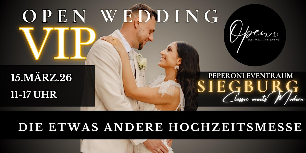 VIP TICKET HOCHZEITSMESSE SIEGBURG