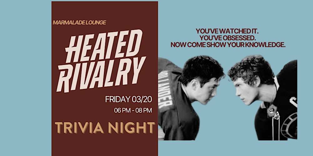 Heated Rivalry Trivia Night at Marmalade Lounge
