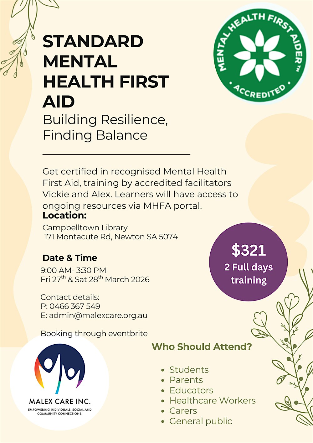 Standard Mental Health First Aid