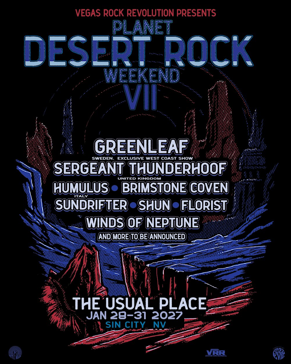 Planet Desert Rock Weekend VII - January 28- 31, 2027