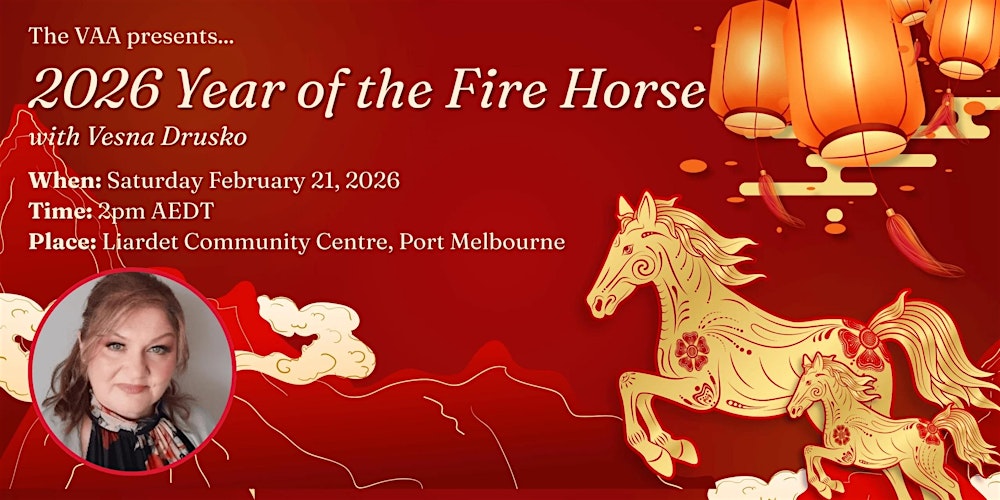 Astrology Lecture with Vesna Drusko "The Year of the Fire Horse"