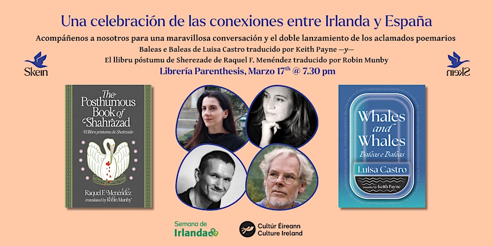 Conversación con poetas Luisa Castro y Raquel F. Menéndez (español/inglés)