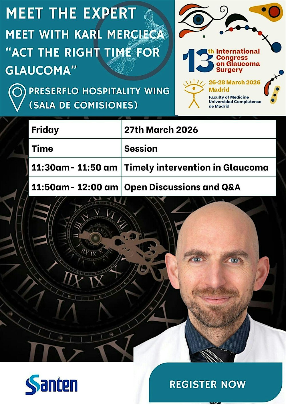 Meet The Expert - Meet with Karl Mercieca “Act the right time for glaucoma”