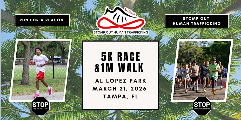 Stomp Out Human Trafficking 5K Run & 1 Mile Walk
