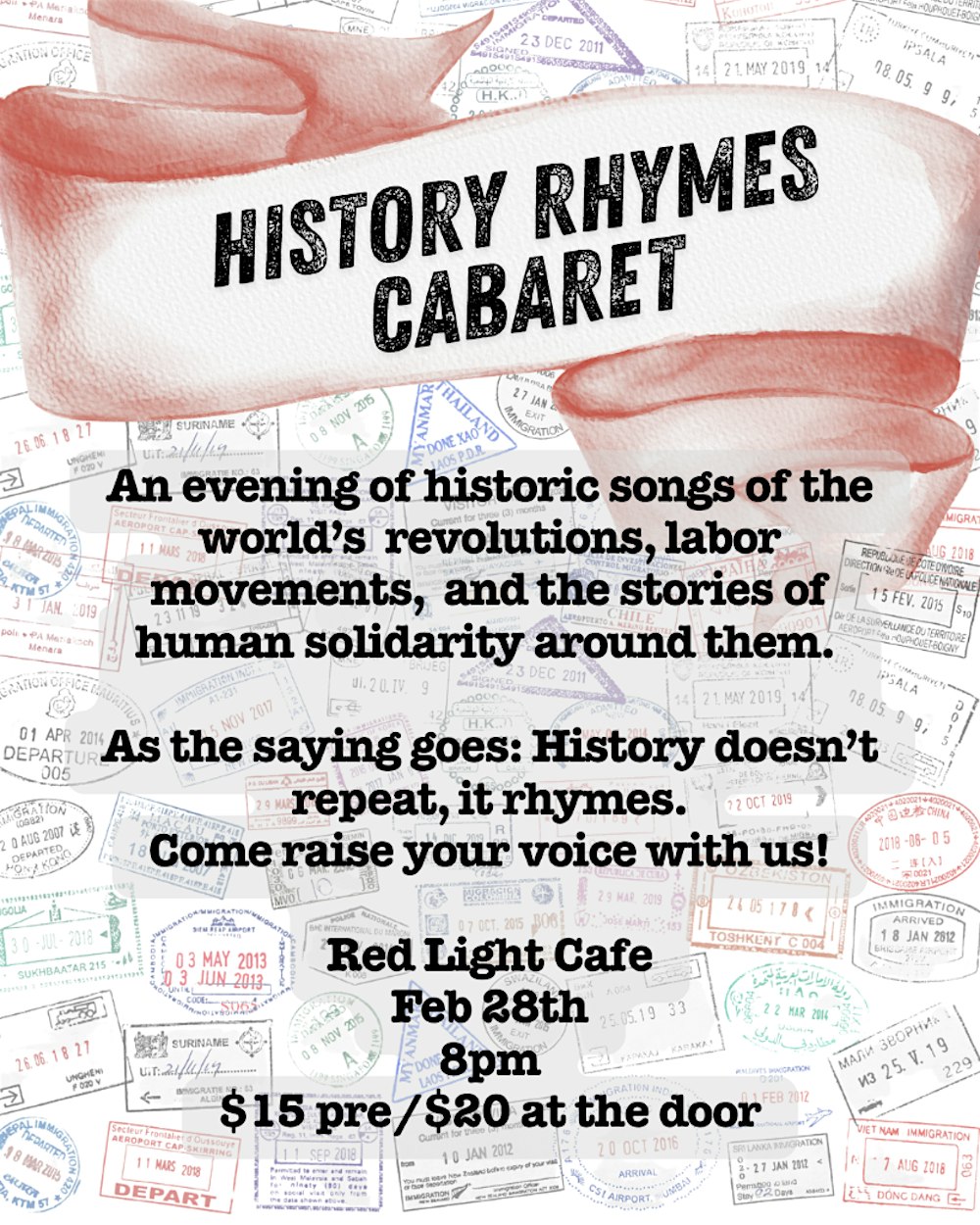 History Rhymes Cabaret