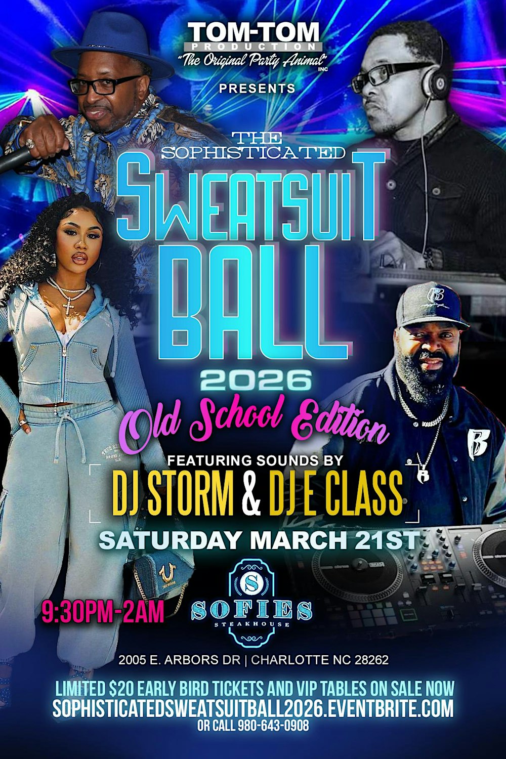 TOM-TOM'S SOPHISTICATED SWEATSUIT BALL 2026