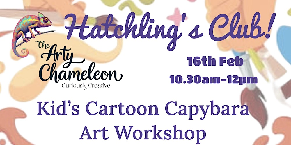 Kids Cartoon Capybara Art Workshop