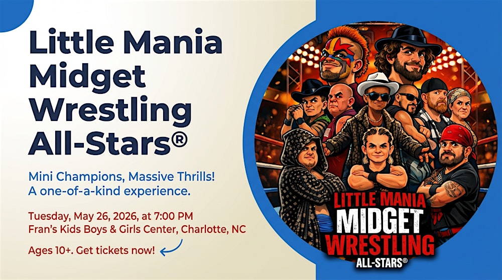 Little Mania Wrestling: Big Action, Tiny Wrestlers in Charlotte, NC!