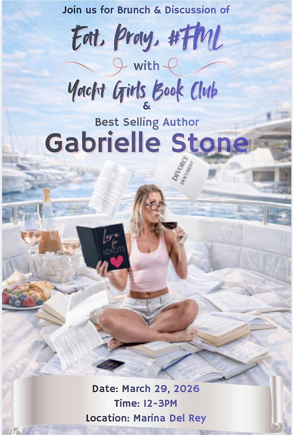 Yacht Girls Book Club presents Yacht Brunch in Marina Del Rey