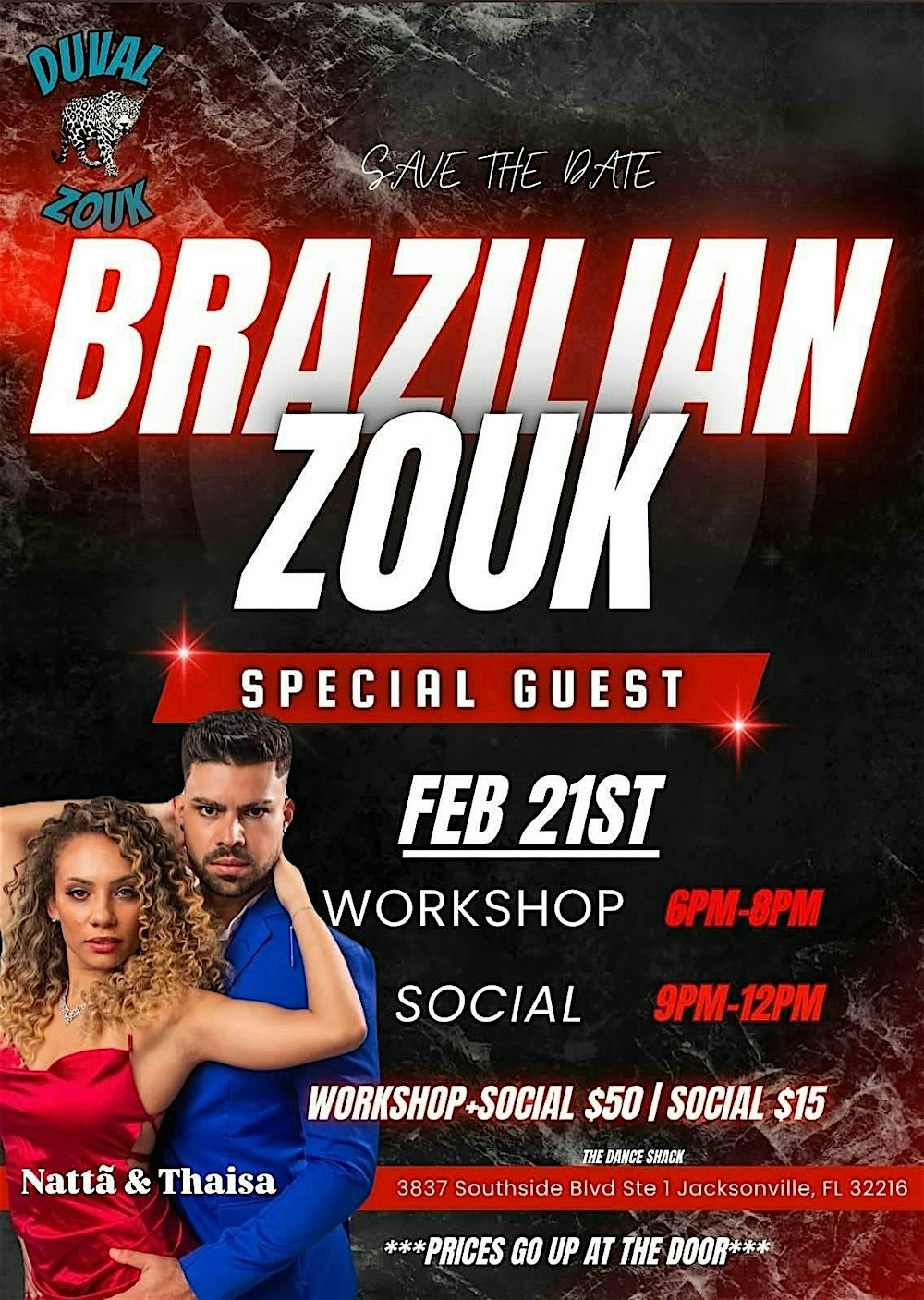Level Up & Flow: Brazilian Zouk Workshop + Social