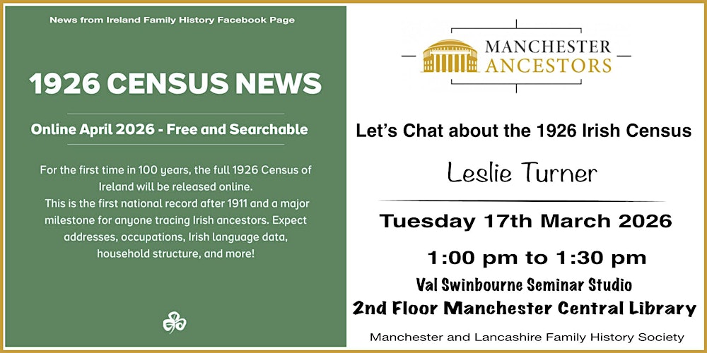 Let’s chat about the 1926 Irish Census