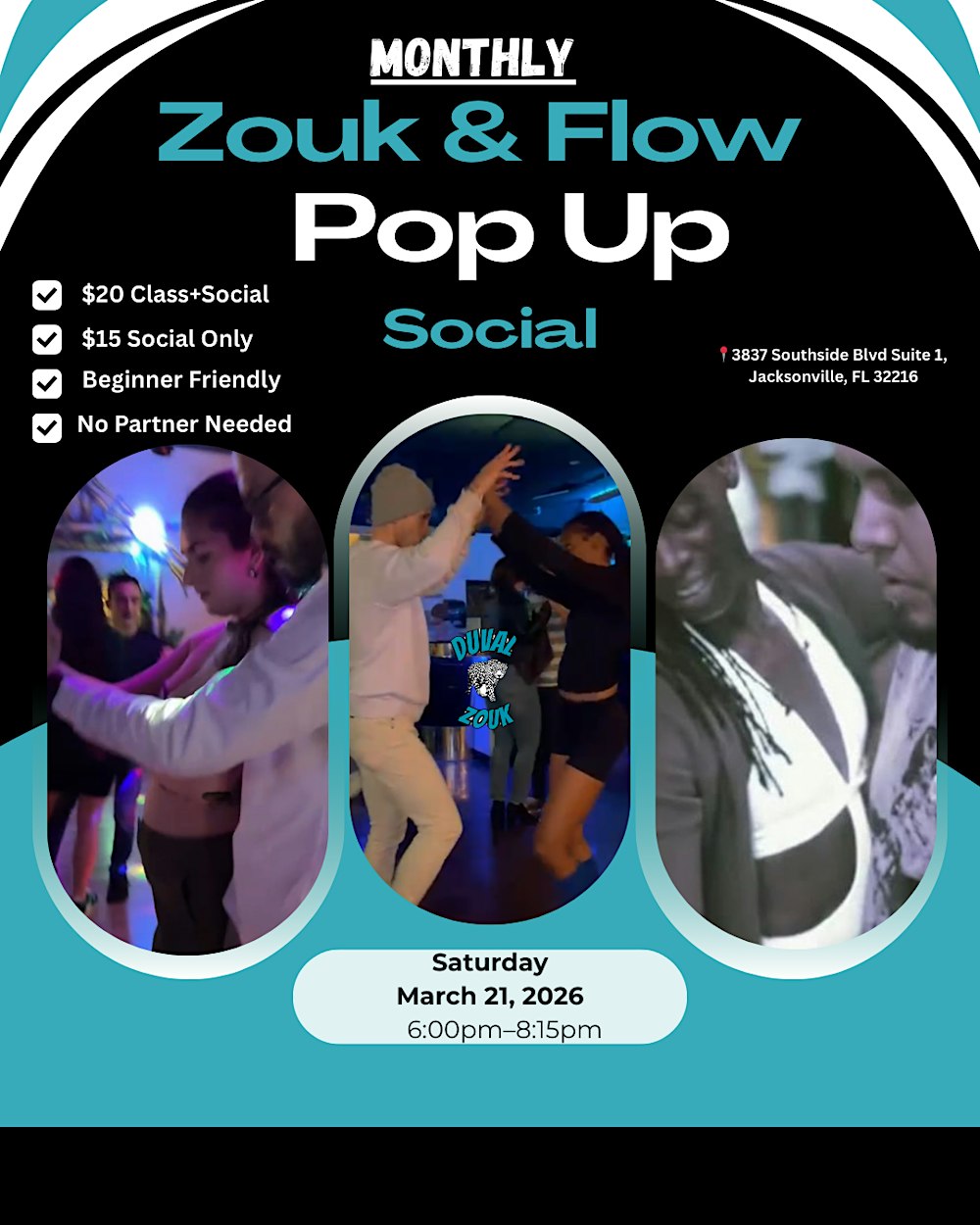 Zouk & Flow Monthly Pop-Up Social