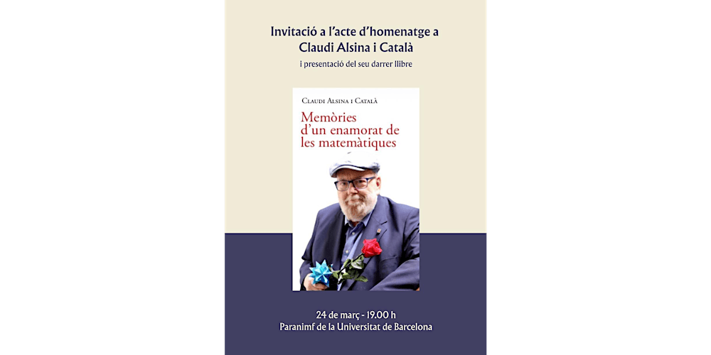 Acte d’homenatge a Claudi Alsina i Català