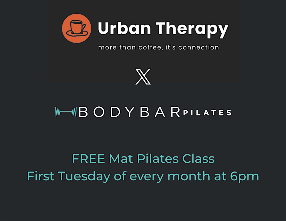 Free Mat Pilates class at Urban Therapy Coffee