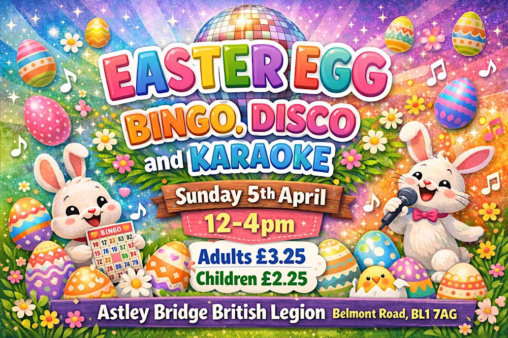 Easter Egg Bingo, Disco & Karaoke