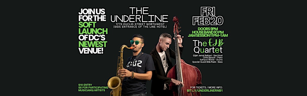 Speakeasy Late Night Jazz Jam with The EJB Quartet