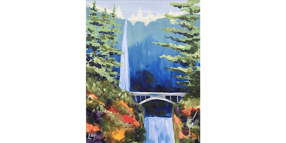 Majestic Falls - Paint and Sip in San Antonio | Classpop!™