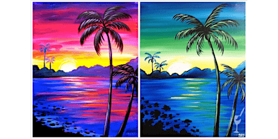 Colorful Beach Vibes - Paint and Sip in San Antonio | Classpop!™
